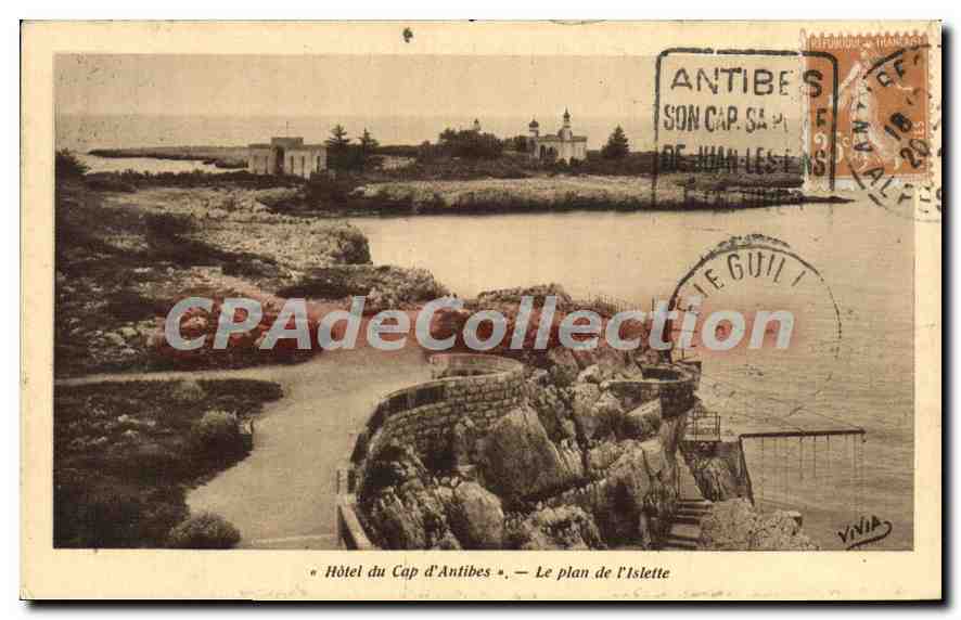 Hôtel du Cap d'Antibes — Le plan de l'Islette — Édition Lucien Eysseric