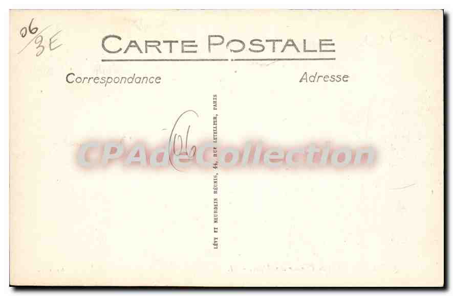 CPA Antibes Et La Chaine Des Alpes — Rückseite