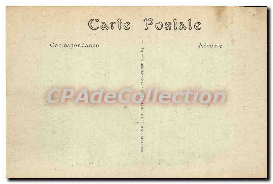 CPA Antibes Vue Generale Prise De La Garoupe — Verso