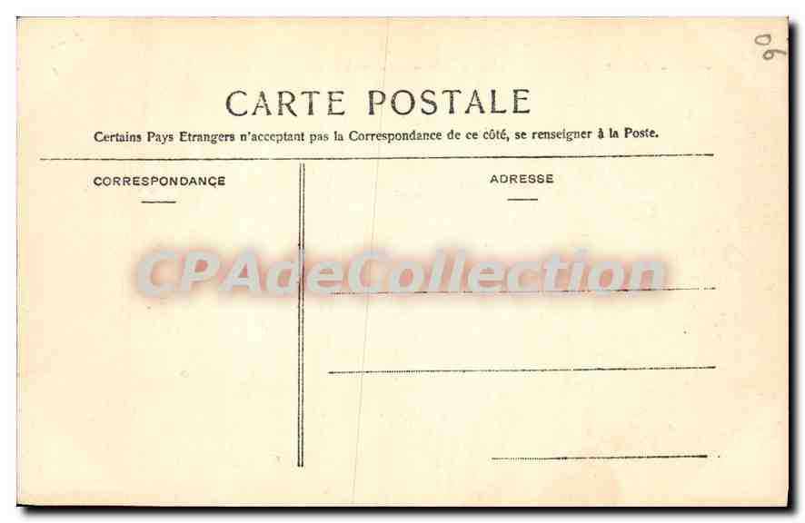 CPA Antibes Le Fort Et La Port — Rückseite