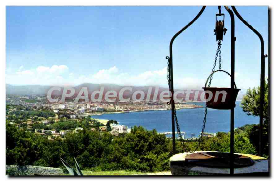 CPA Antibes Vue Generale Prise De La Garoupe