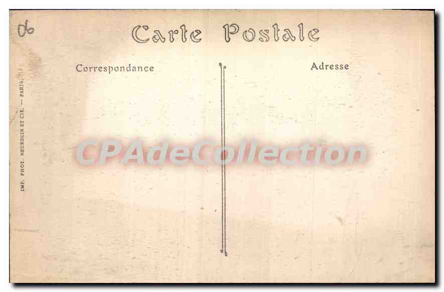 CPA Antibes Vue Generale Prise De La Garoupe — Verso