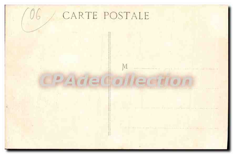 CPA Antibes Vue Generale Prise Du Semaphore Et Chaine Des Alpes — Rückseite