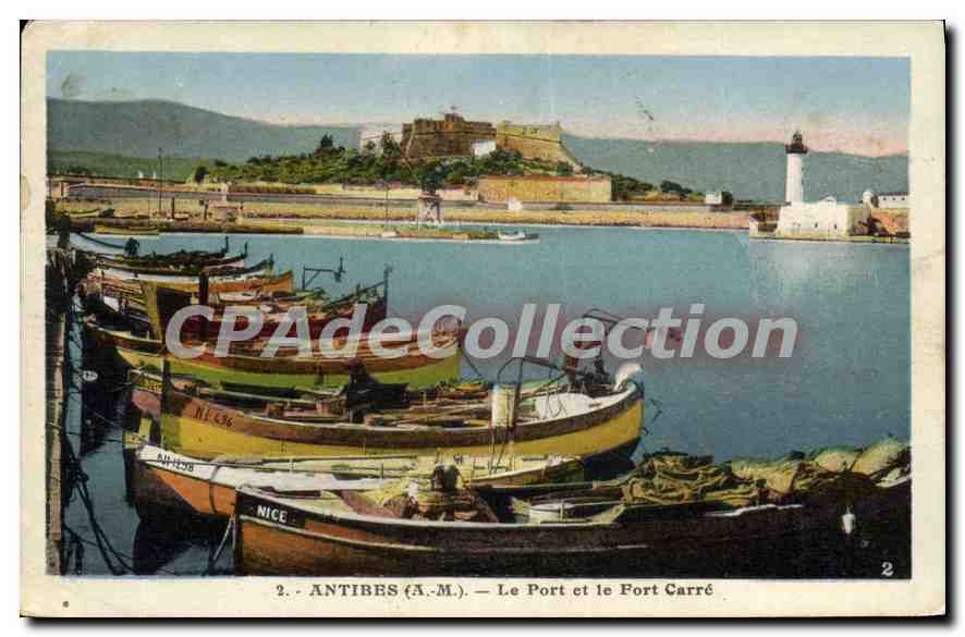 Antibes (A.M.) — Le Port et le Port Carré — L. Gilletta et Cie, Nice, n°2