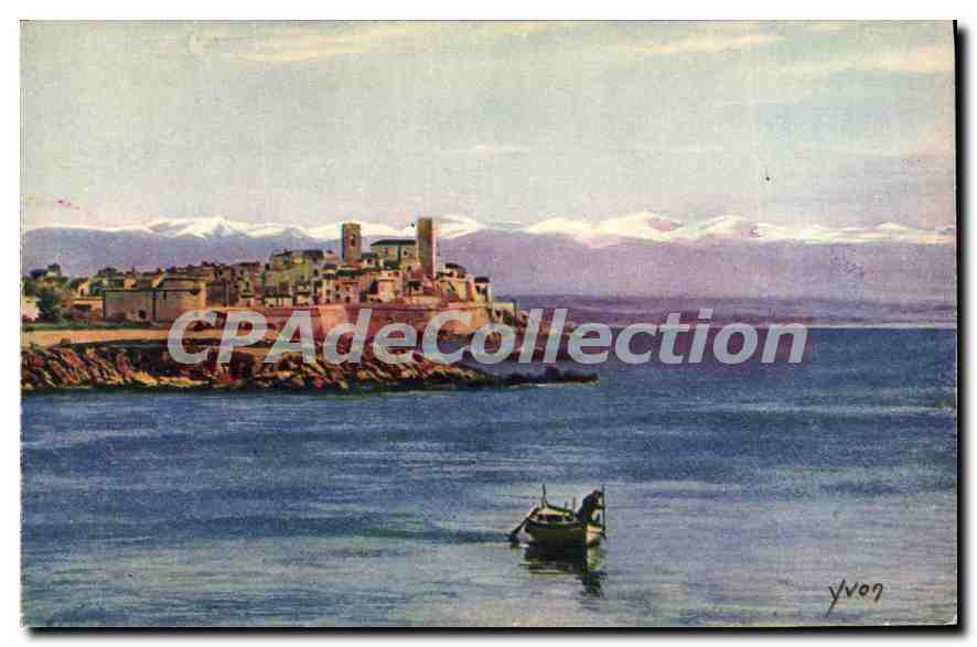 Antibes — Le Fort Carré et la Chaîne des Alpes — Éditions d'Art Yvon