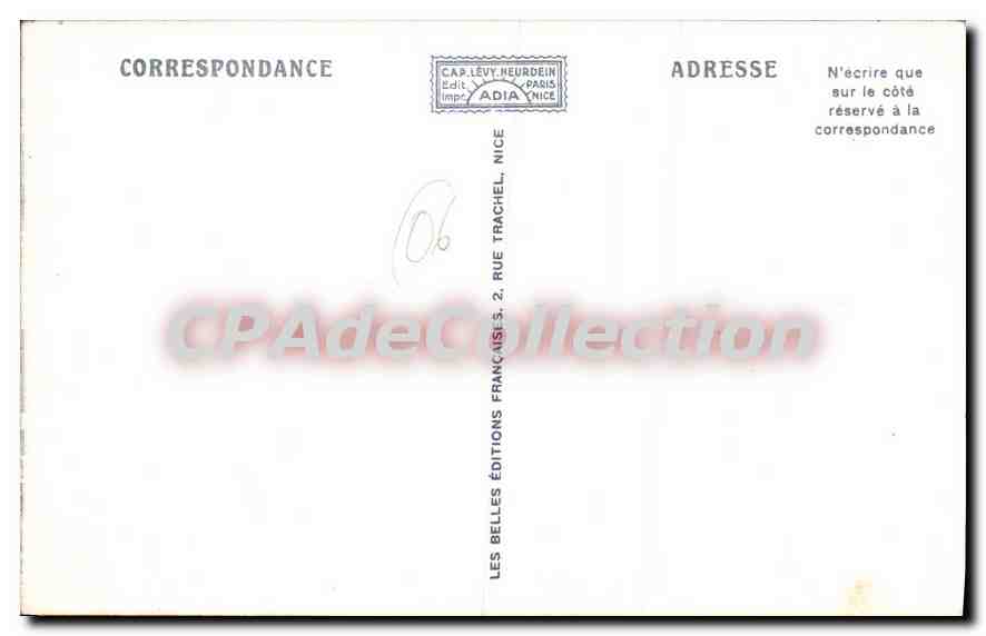 Antibes — Vue sur la Ville et la Chaîne des Alpes — Éditions Adia, n°35 — Reverso
