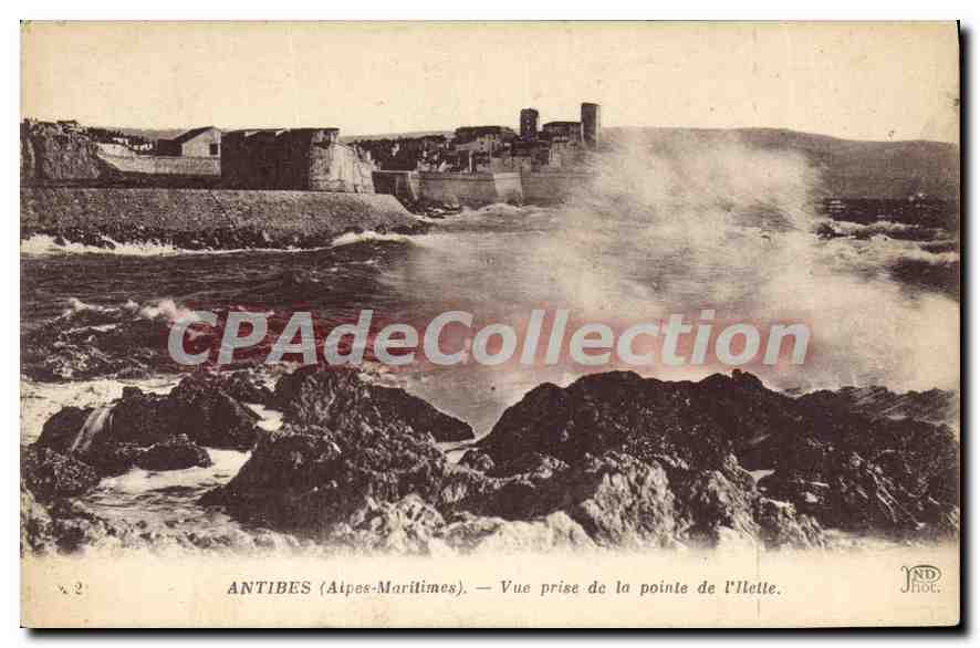 Antibes (Alpes-Maritimes) — Vue prise de la pointe de l'Illet — ND Phot.