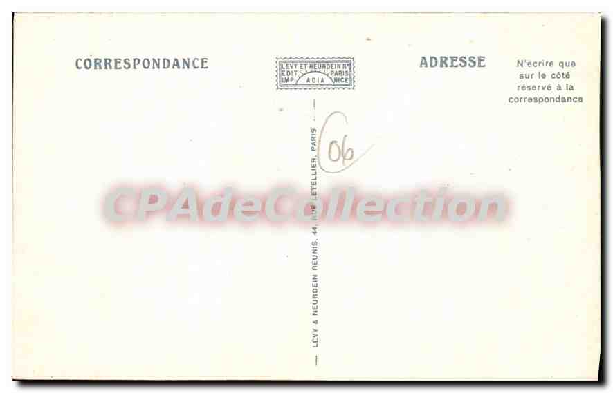 Antibes — Vue sur la Vieille Ville et la Chaîne des Alpes — LL. n°139 — Reverso