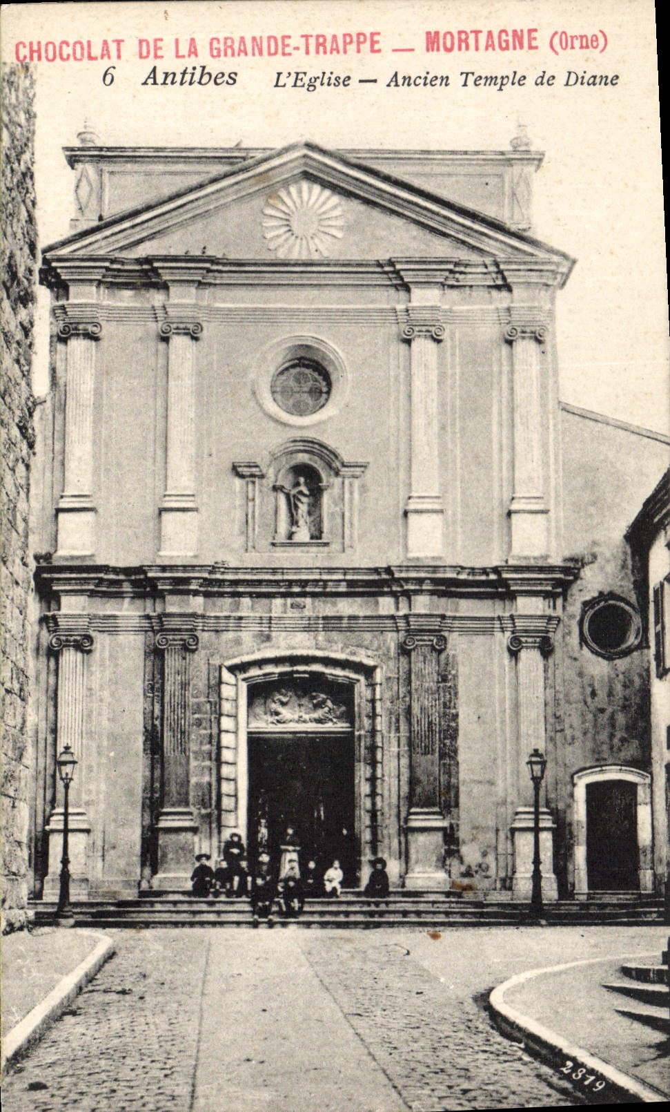 CPA Antibes L'Eglise Ancien Temple De Diane