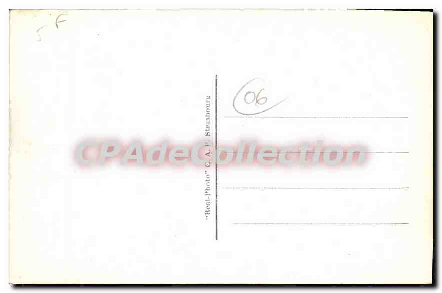 Juan-les-Pins — Le Square du Gros Pins — C.A.P. Strasbourg — Verso