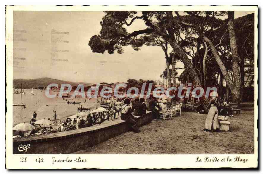 Juan-les-Pins — La Linède e la Spiaggia — Cap, n° LL 142