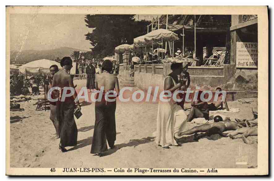 Juan-les-Pins — Coin de Plage-Terrasses du Casino — Adia