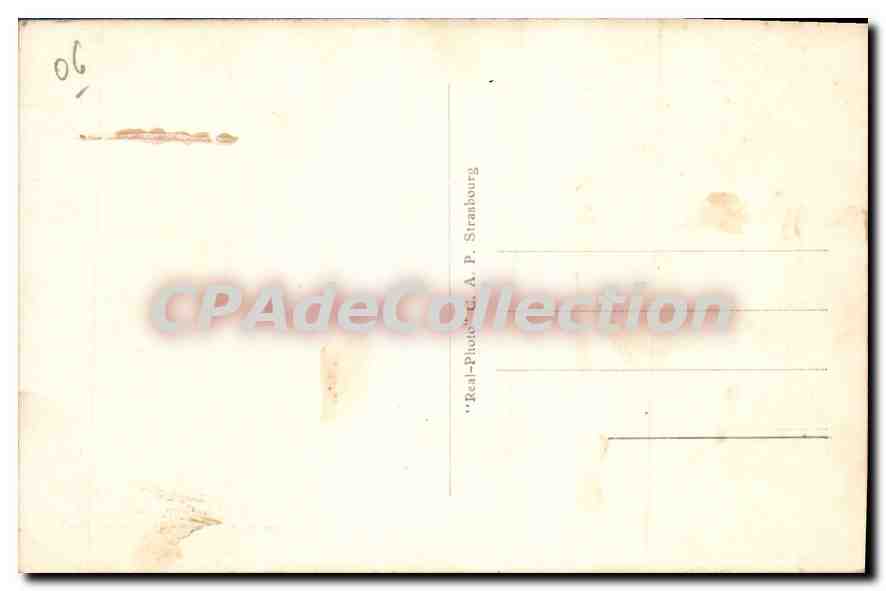 JUAN-LES-PINS — Vista general — Tarjeta postal antigua n°160 — Reverso