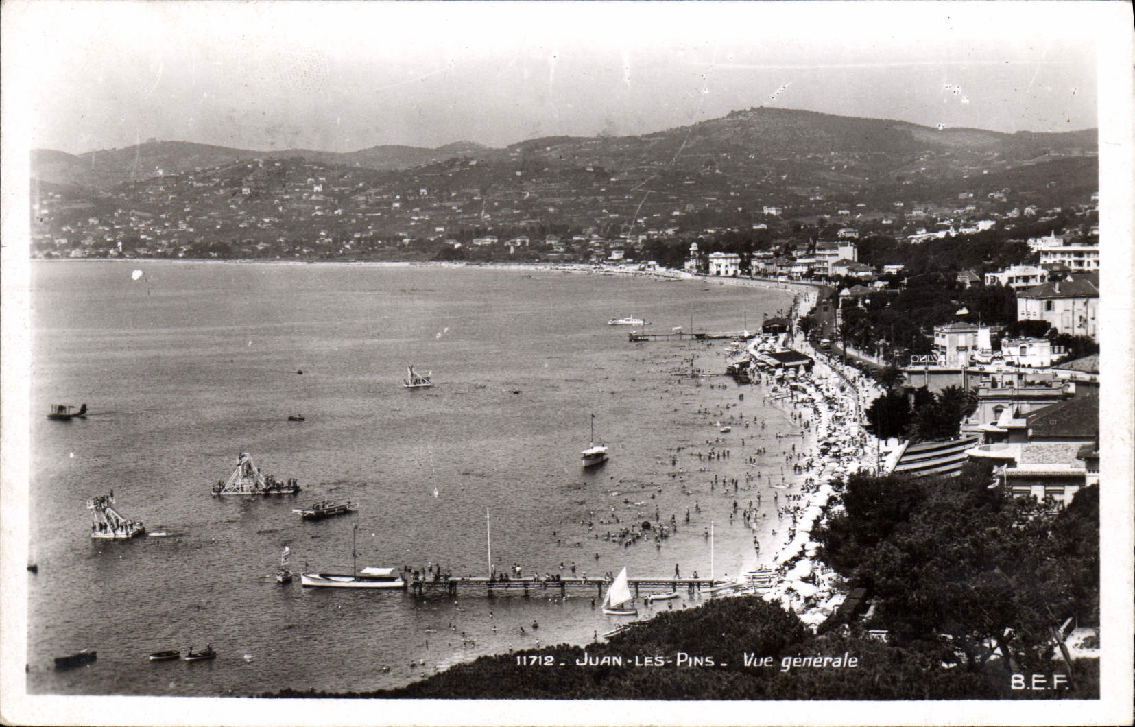 Juan-les-Pins — Vue générale — B.E.F. n°11712