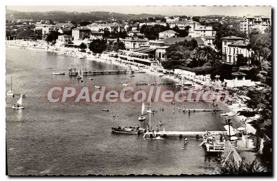 Juan-les-Pins — Vue générale sur la Plage depuis l'Hôtel Belles-Rives — Éditions Loël