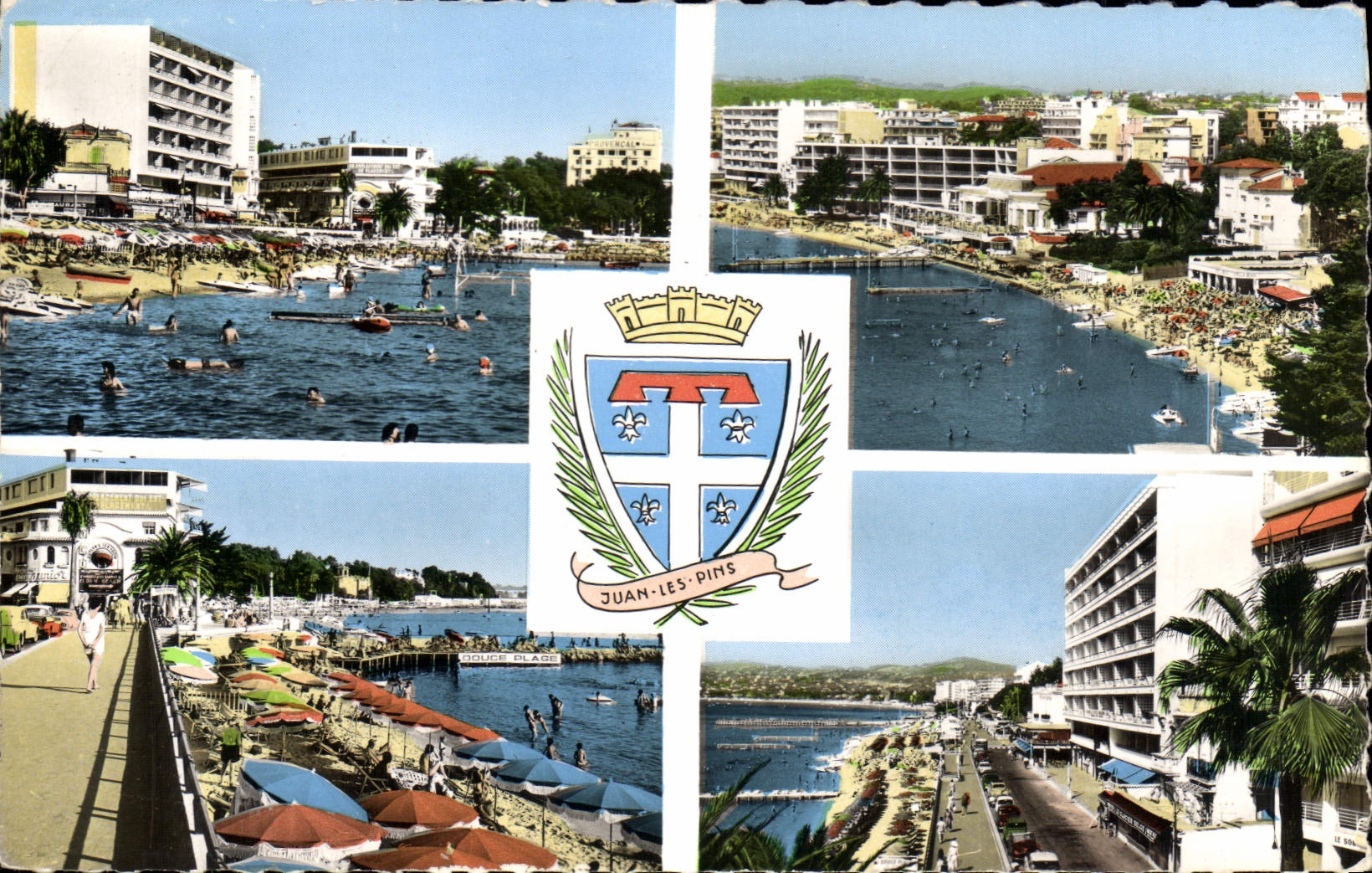 Juan-les-Pins — vue panoramique — Éditions S.T.F.T. - Recto