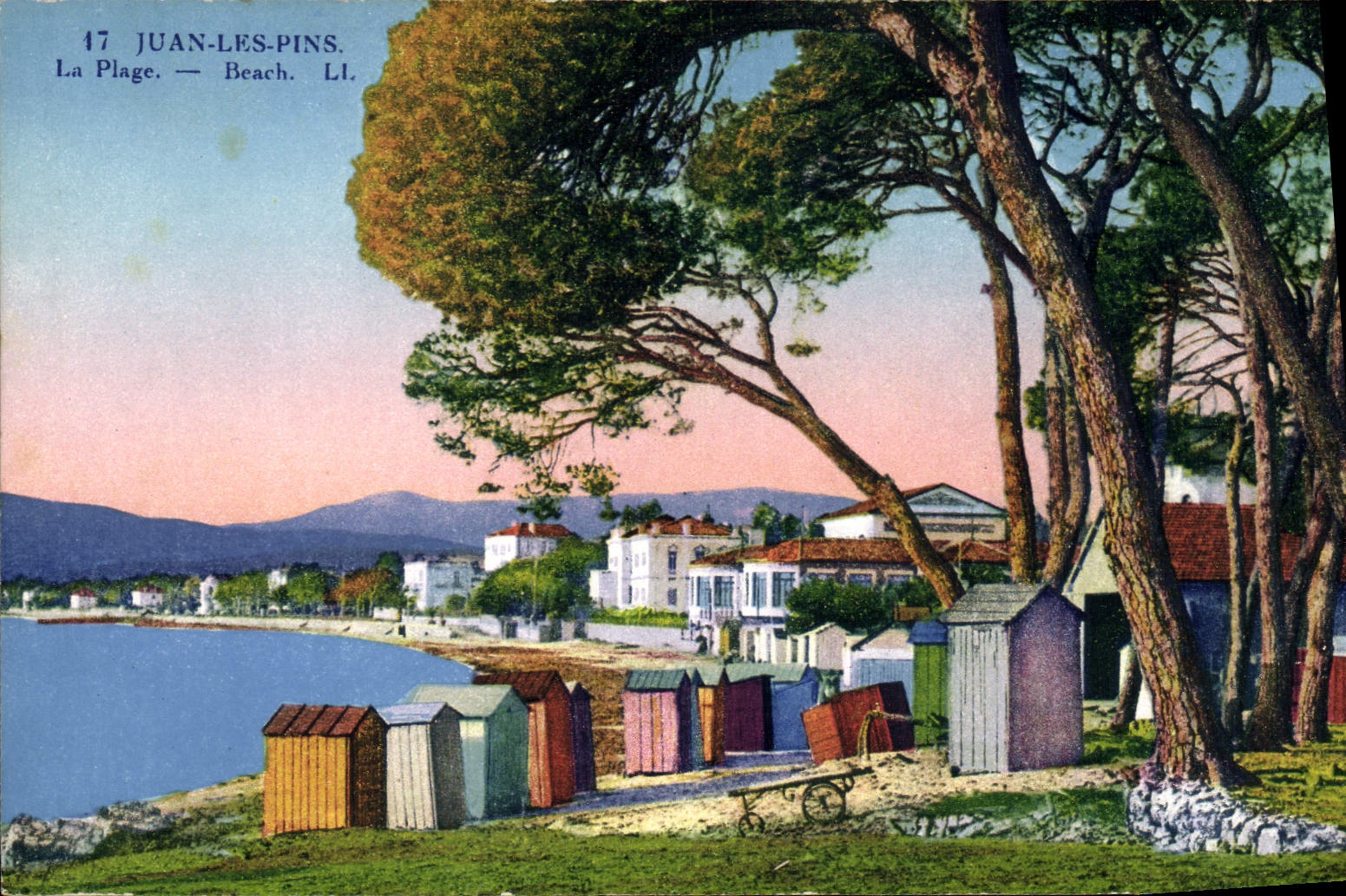 Juan-les-Pins — La Plage — LL. 17