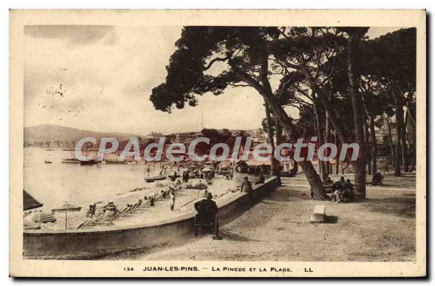 Juan-les-Pins — La Pineda y la Playa — LL n°134