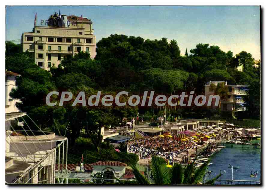 CPSM Juan Les Pins La Plage Et Le Provencal