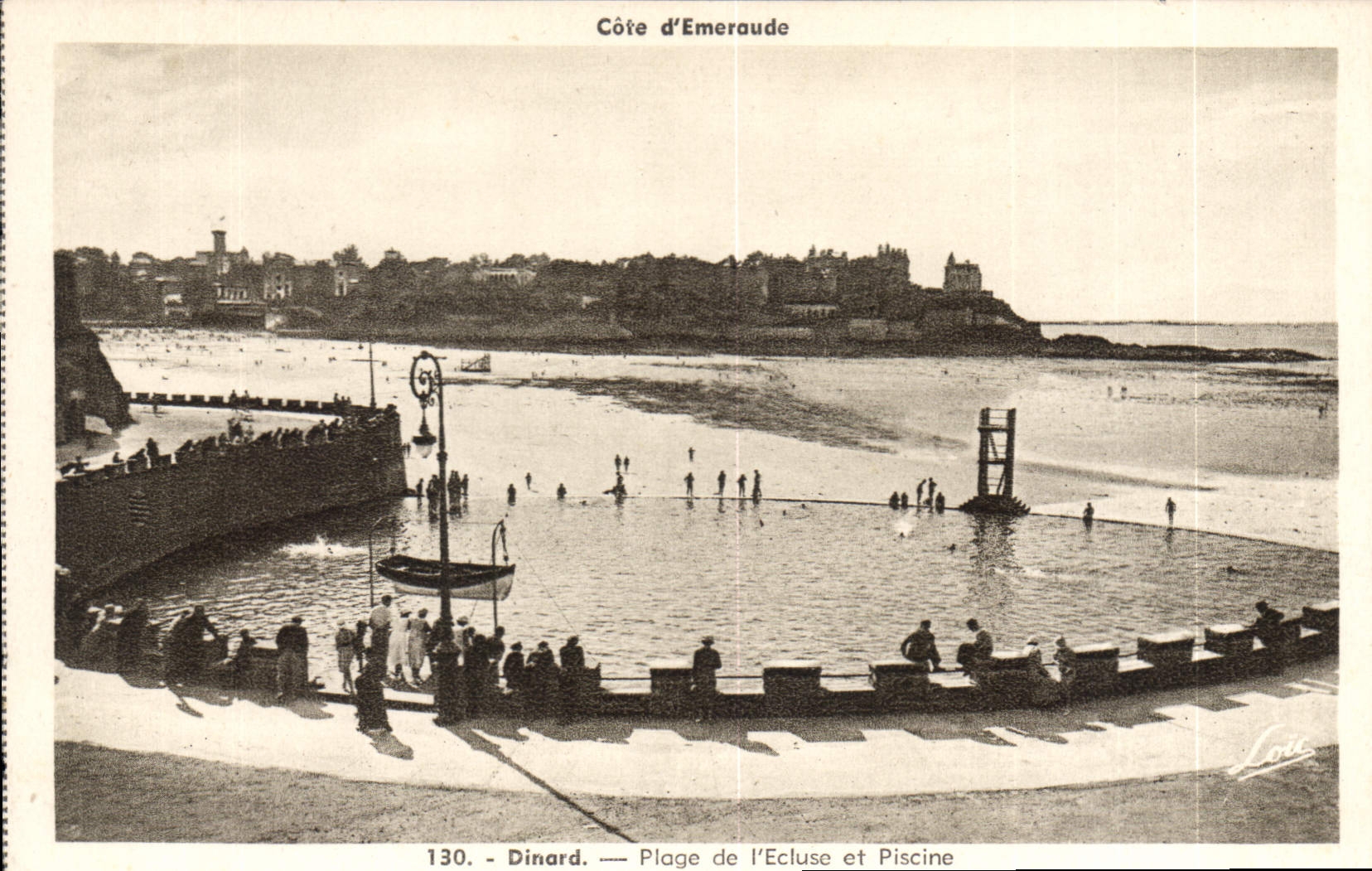 Dinard — Plage de l'Écluse et Piscine — Côte d'Émeraude, n°130