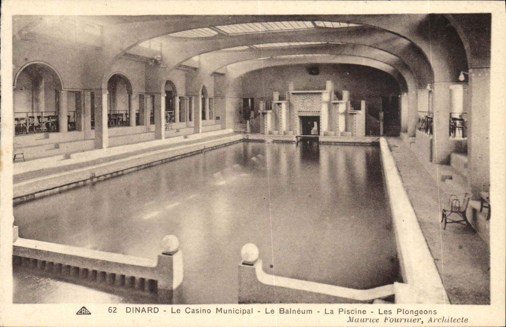 Dinard - Le Casino Municipal - Le Balnéum - La Piscine - Les Plongeons - Maurice Pournier, Architecte