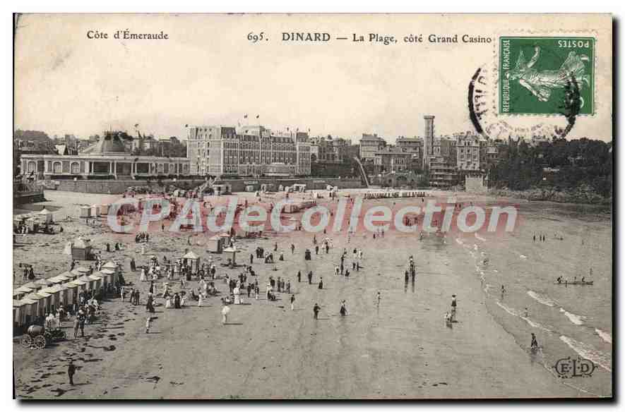 Dinard — La Plage, côté Grand Casino — Côte d'Émeraude, n°695