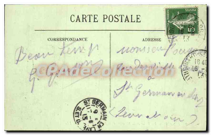 Dinard — Les Villas de la Malouine à la Pointe du Grouin — LL. — Verso