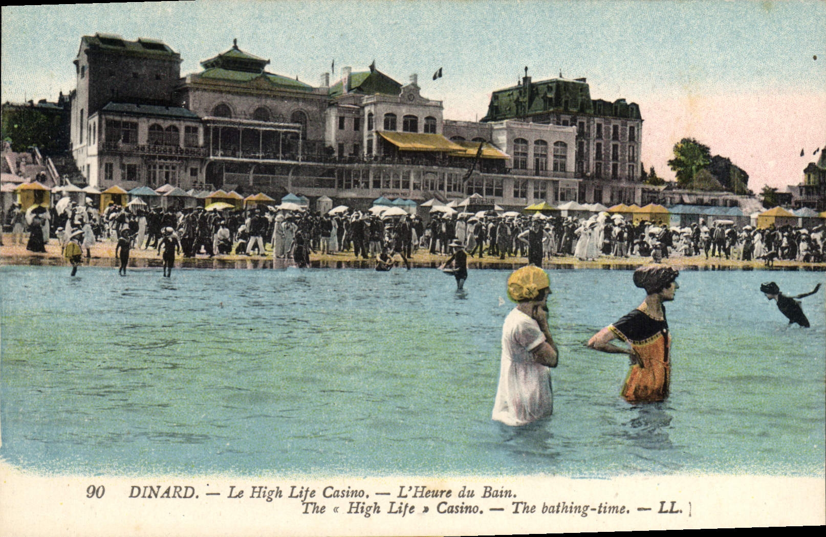 Dinard — Le High Life Casino — L'Heure du Bain — LL. — N° 90