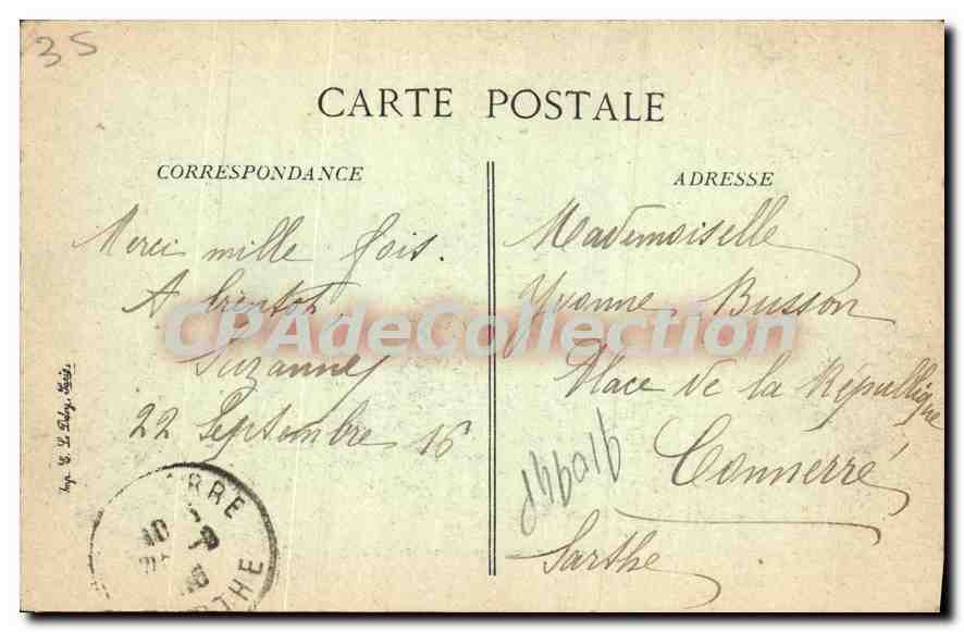 Dinard — Le Débarcadère — Éditeur anonyme, n° 85 — Verso