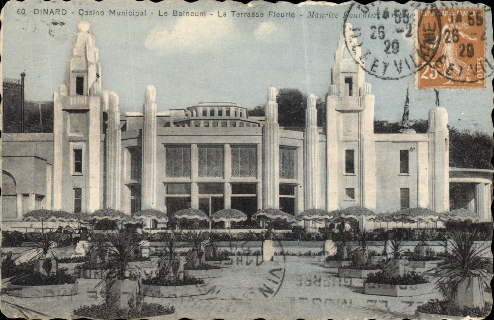 Dinard - Municipal Casino - The Flowered Terrace - Maurice Bournier