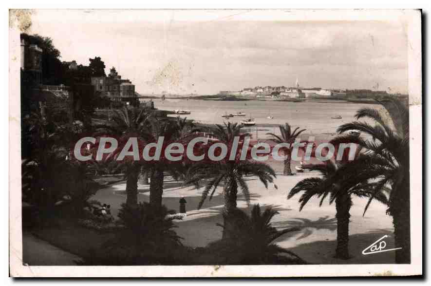 Vue de Dinard — Plage et port — éditeur Cap