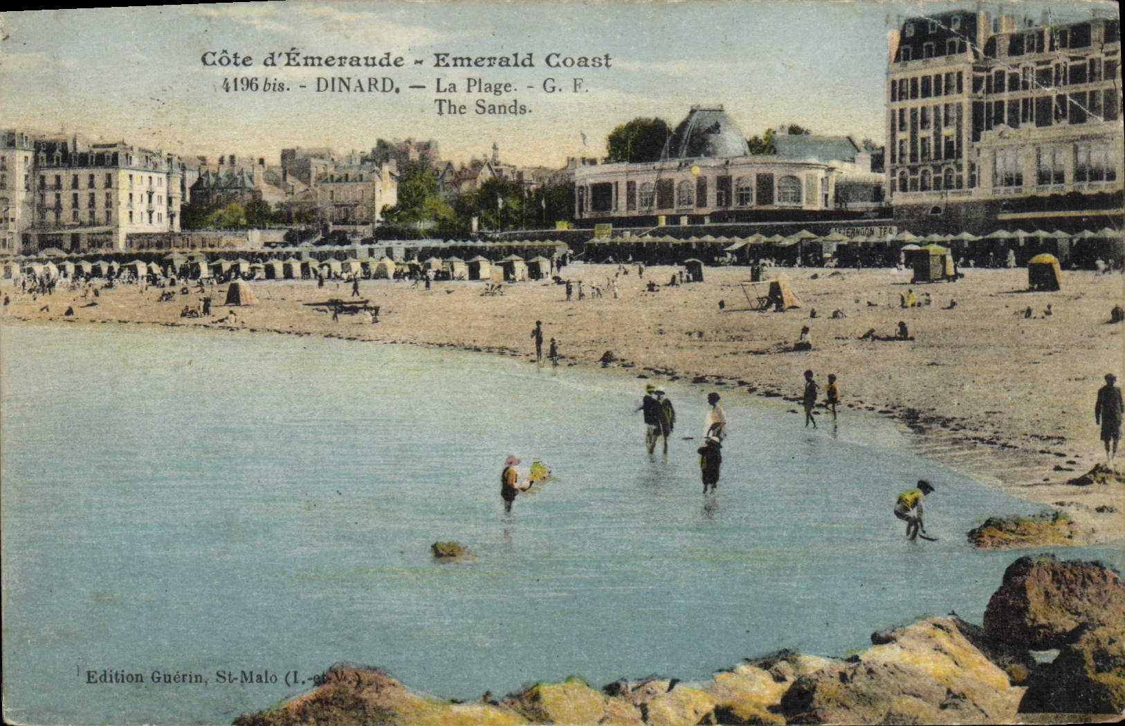 Côte d'Émeraude - Dinard - La Plage - Édition Guérin, St-Malo