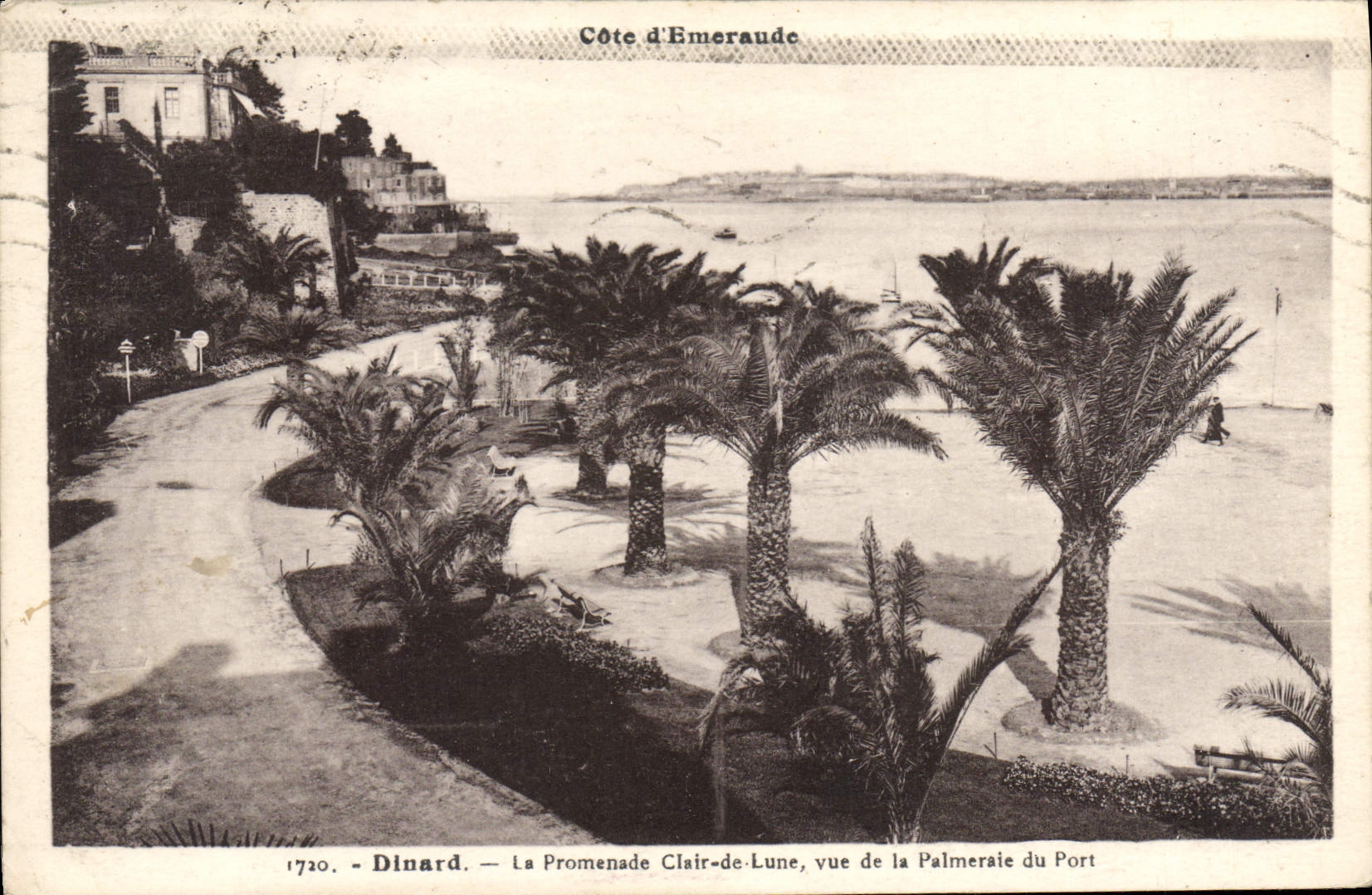 Dinard — Côte d'Émeraude, vue de la Palmeraie du Port — Éditeur : 1720