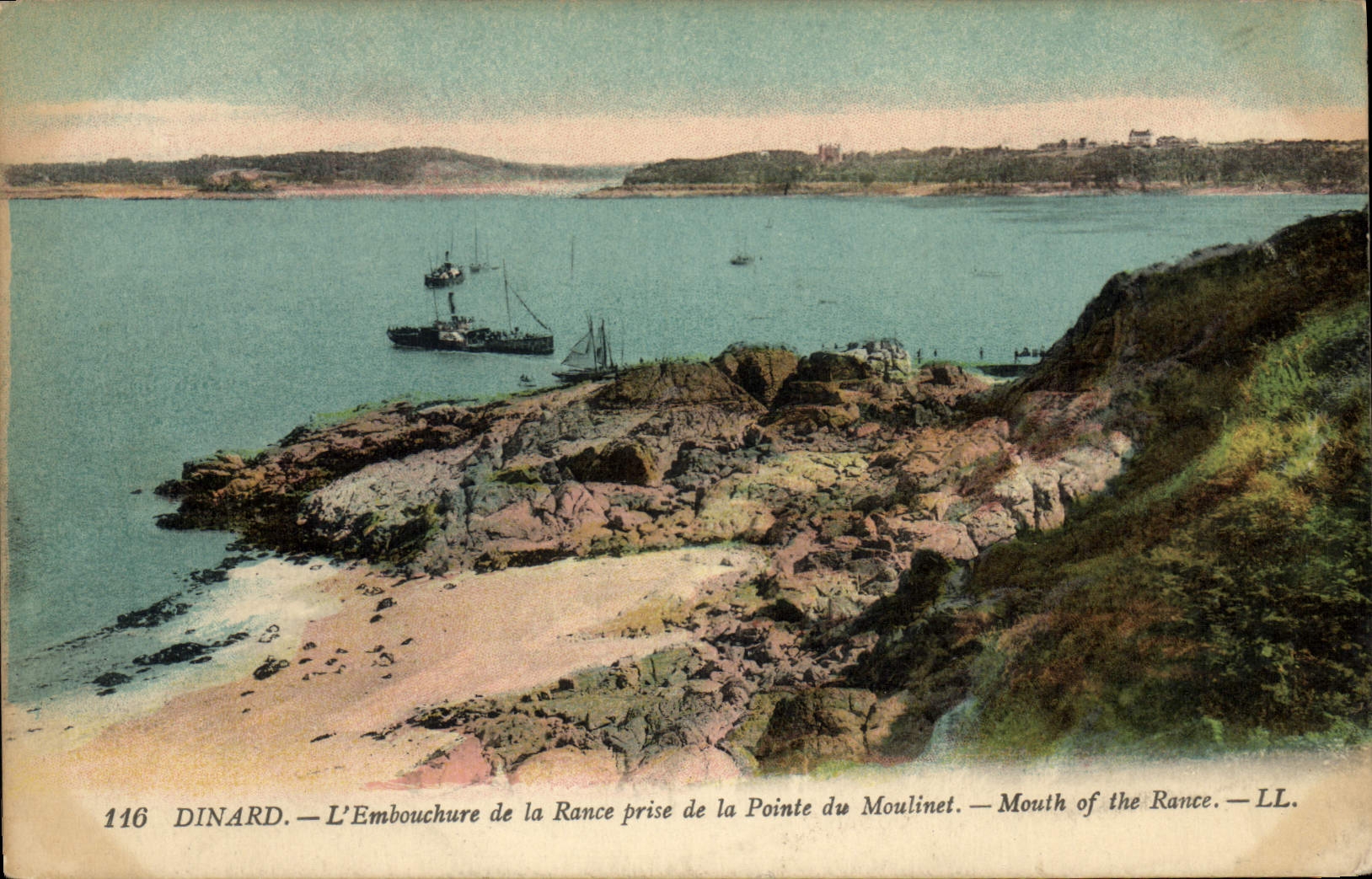 Dinard — L'Embouchure de la Rance prise de la Pointe du Moulinet — LL.