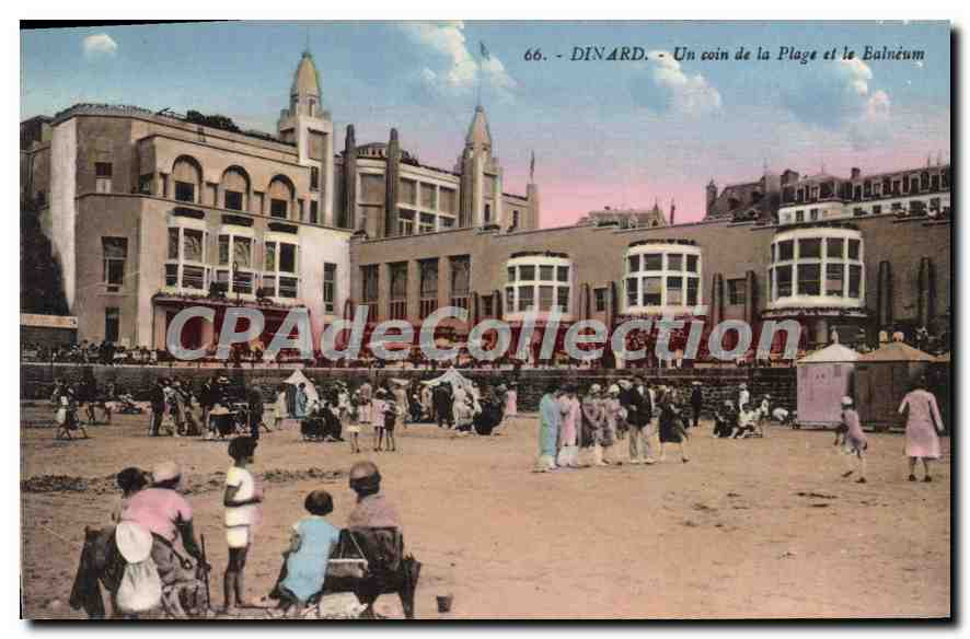 Dinard - Un coin de la Plage et le Balnéum — Nosatis édit., Nantes, n°66