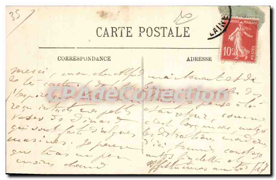 Dinard — La Plage un Jour de Fêtes — LL. — Reverso