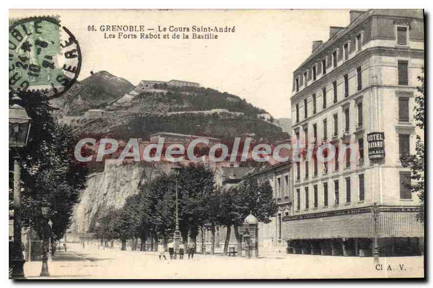 Grenoble — Le Cours Saint-André — Les Forts Rabot et de la Bastille — CI A. V.