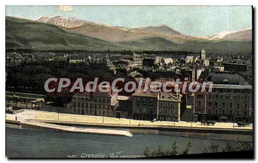 Grenoble — Vue panoramique — L. Y. & Cie, Paris, n° 1487