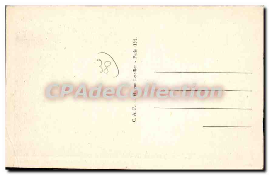 Grenoble — Le Pont de la Porte de France et le Casque de Néron — CPAdeCollection n°221 — Verso