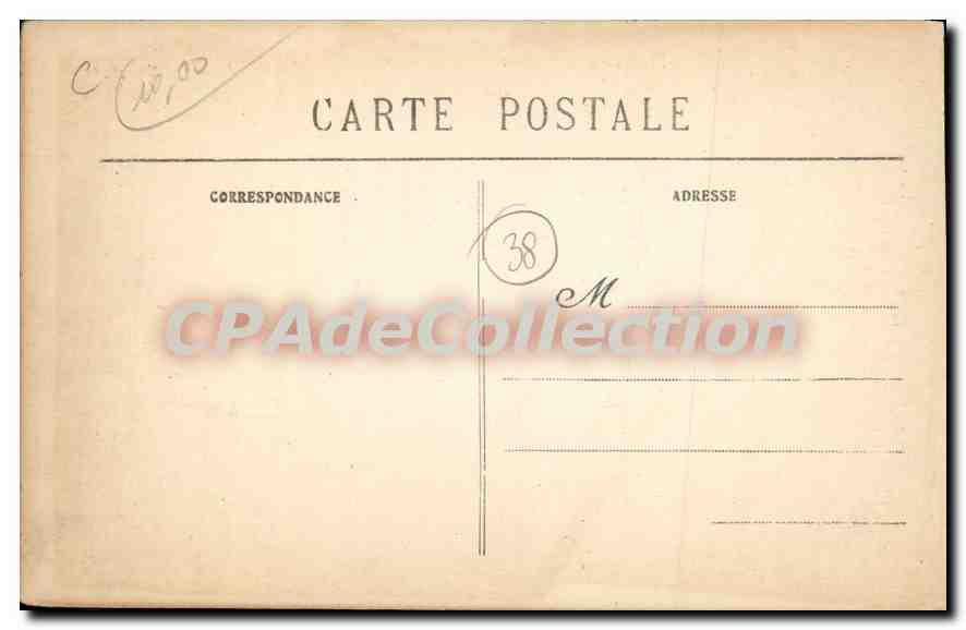 Grenoble — Place Victor-Hugo et la Montagne de la Bastille (483m) — éditeur non identifié, n° de série 124 — Verso