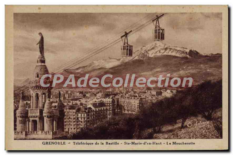 Grenoble — Téléférique de la Bastille — Ste-Marie-d'en-Haut — Le Moucheron