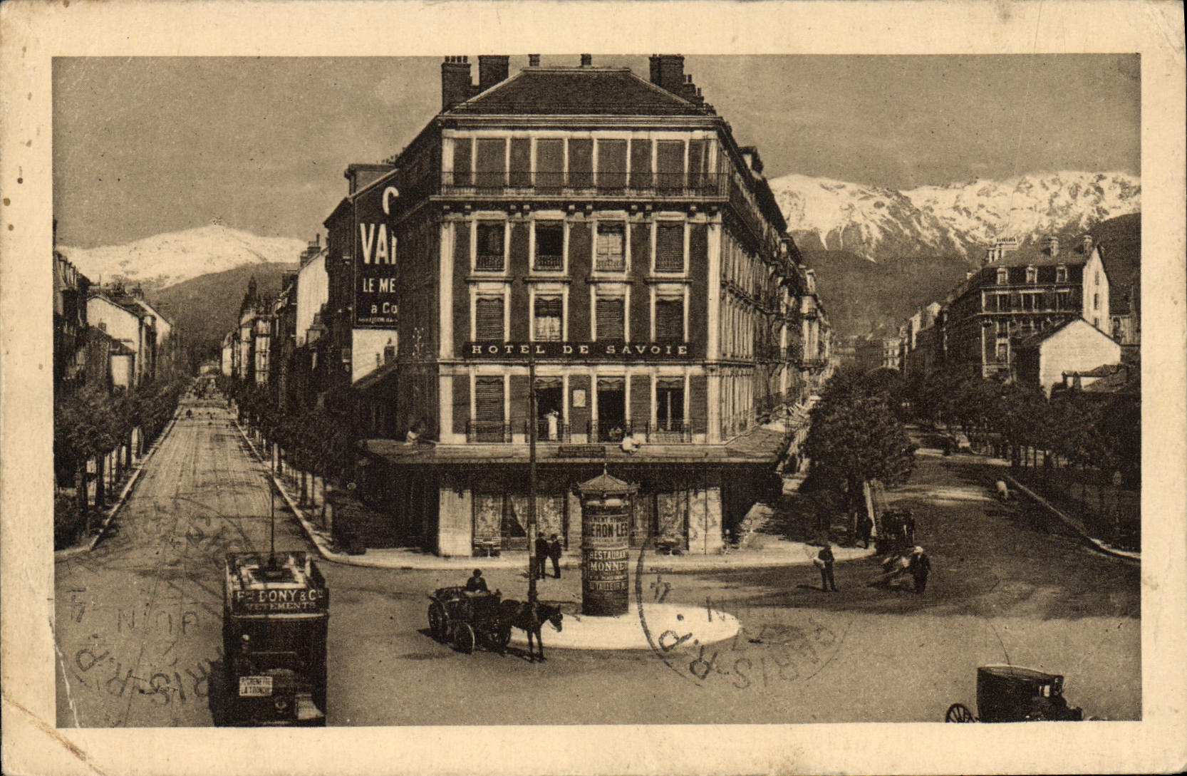 Hôtel de Savoie — Grenoble — éditeur F. Dony & Cie, n° 1550