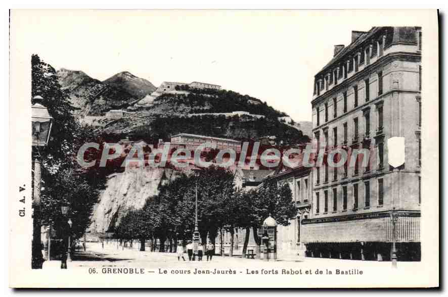Grenoble — Le cours Jean-Jaurès — Les forts Rabot et de la Bastille — CI.A.Y. n°06