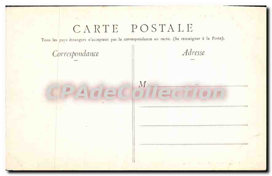 Grenoble — Le Jardin de Ville et Terrasses — Édition spéciale « Paris-Grenoble » — Verso