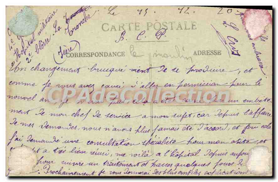 Grenoble — Die Festungen Rabot und Bastille — Coll. L.P. — n° 104 — Rückseite