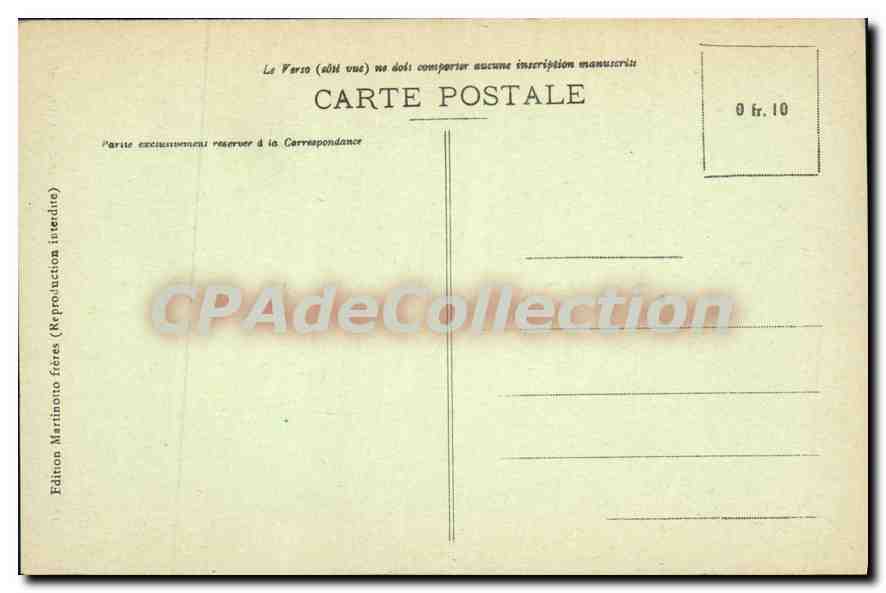 Grenoble - Les Vieux Quartiers - La Porte de Challemont — Édition Marinotto Frères, n°16 — Verso