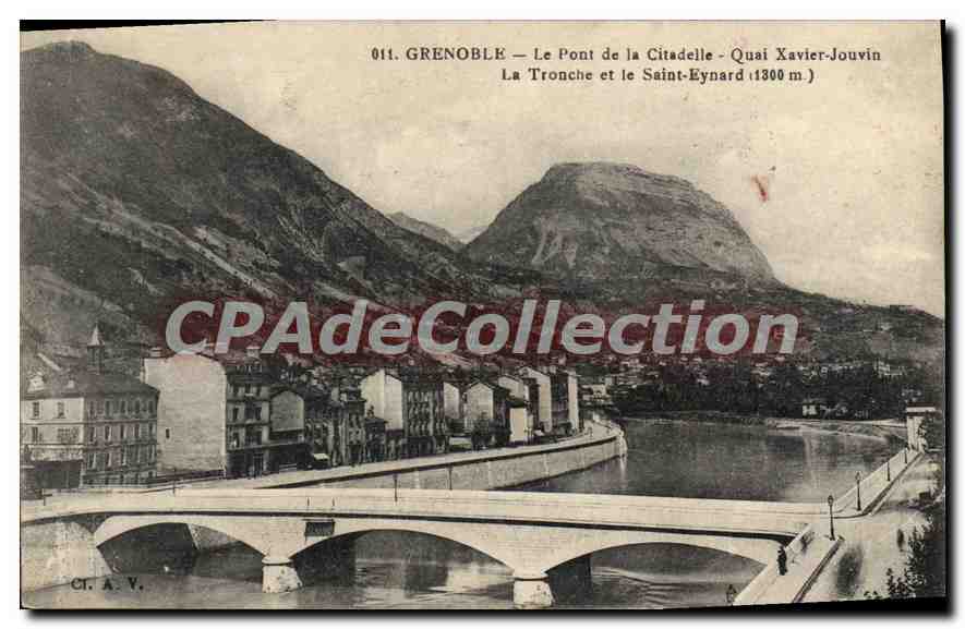 Grenoble — Die Citadel-Brücke — Quai Xavier-Jouvin (1300 m)