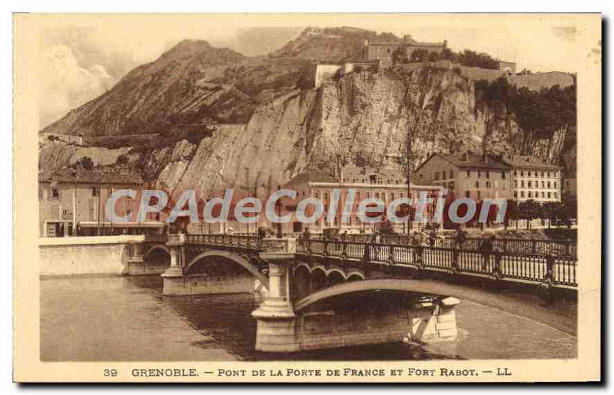 Grenoble — Pont de la Porte de France et Fort Rabot — LL