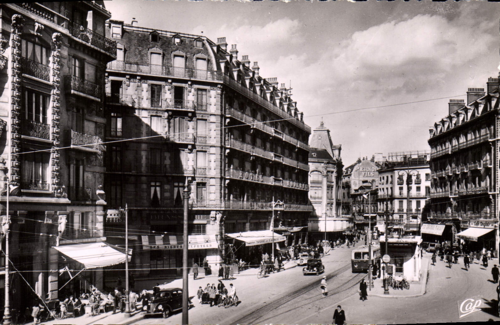 Grenoble - Rue Félix Poulat et Place Grenette — Cie des Arts Photomécaniques, Paris