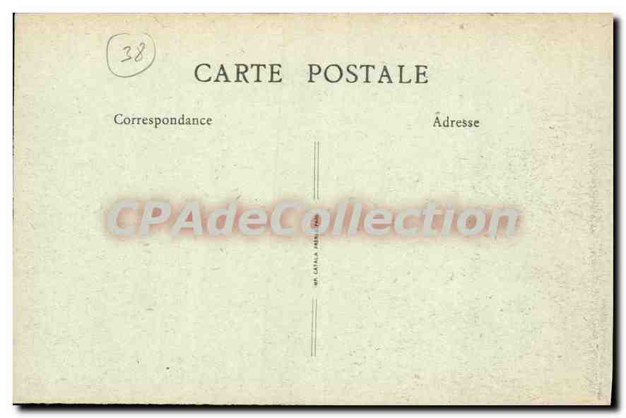 Grenoble - General view - Sainte-Marie d'en haut and the Alps — B. F. O. — No. 64 — Back